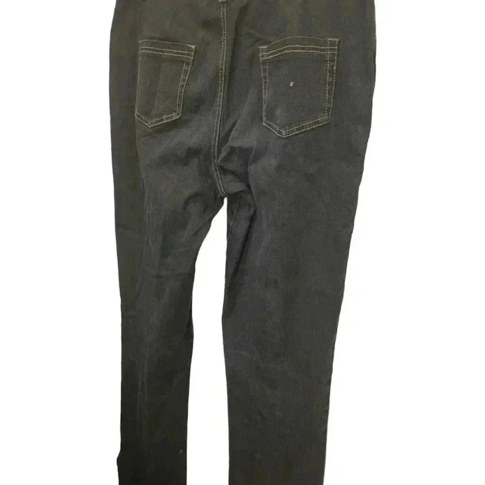 Diane Gilman straight  leg Jeans sz 12 leg zips - Picture 2 of 6